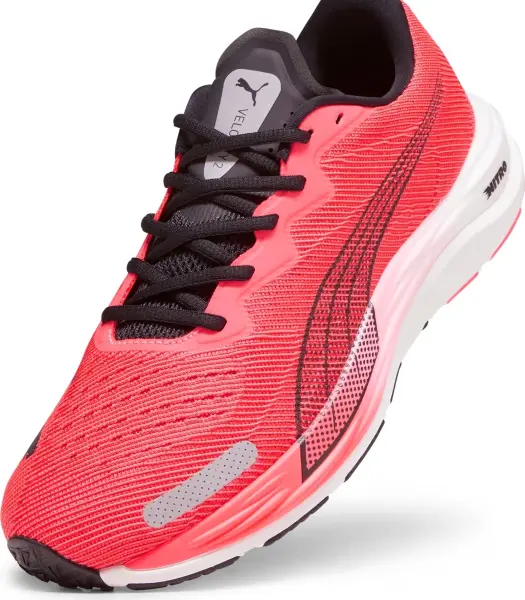 Кроссовки беговые Puma VELOCITY NITRO 2 кораллово-черные 195337-16