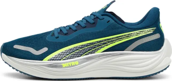 Кросівки бігові Puma VELOCITY NITRO 3 темно-бірюзово-лаймові 377748-02