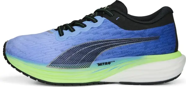 Кросівки бігові жіночі Puma DEVIATE NITRO 2 синьо-салатові 376855-10