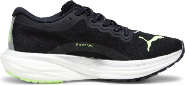 Кросівки бігові жіночі Puma DEVIATE NITRO 2 чорно-салатові 376855-21