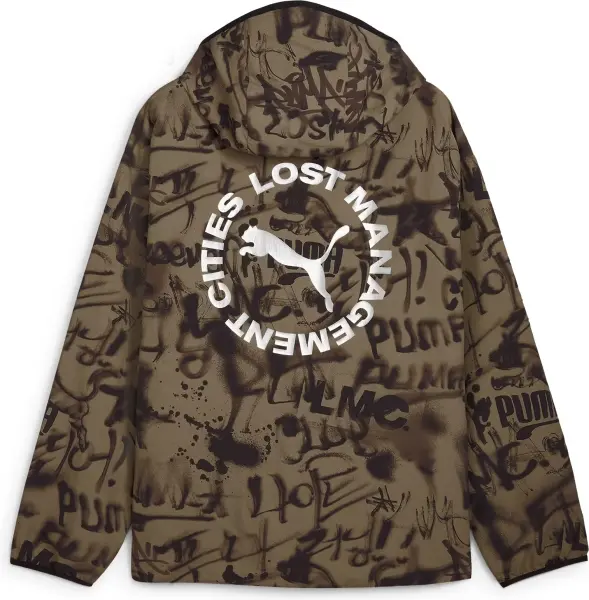 Куртка Puma X LMC ALL-OVER PRINT REVERSIBLE коричнево-чорна 626565-40