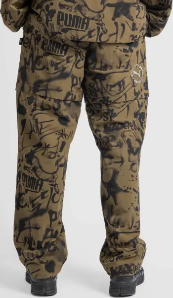 Спортивні штани Puma X LMC ALL-OVER PRINT коричнево-чорні 626567-40