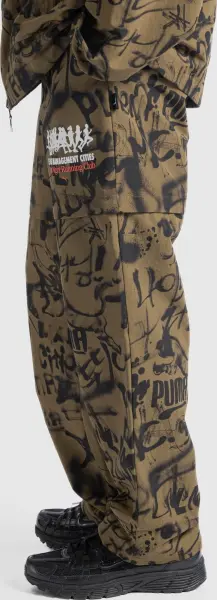 Спортивні штани Puma X LMC ALL-OVER PRINT коричнево-чорні 626567-40