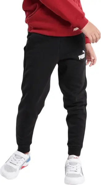 Спортивные штаны подростковые Puma ESSENTIALS LOGO черные 586973-01