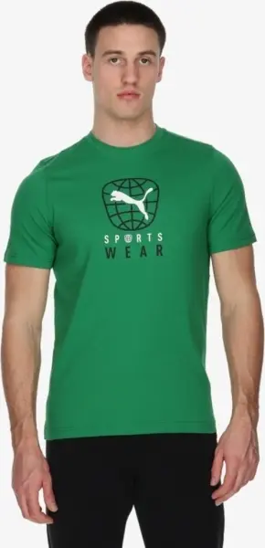 Футболка Puma BETTER SPORTSWEAR зелена 679001-86
