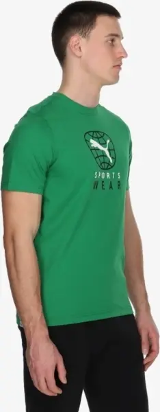 Футболка Puma BETTER SPORTSWEAR зелена 679001-86