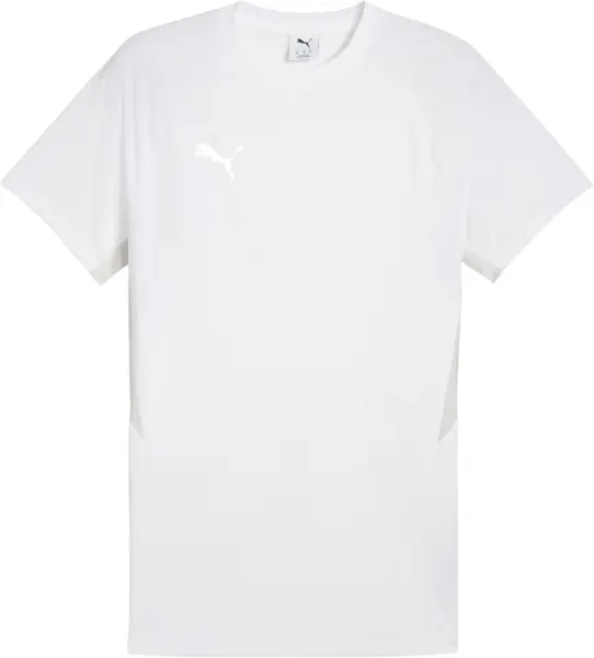 Футболка Puma TEAMEVOSTRIPE біло-сіра 659953-04