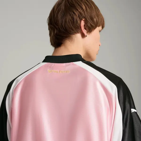 Футболка Puma X FC PALERMO (Палермо) світло-рожево-чорна 629541-60