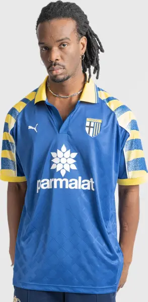 Футболка Puma X PARMA CALCIO (Парма Кальчо) сине-желтая 629943-46