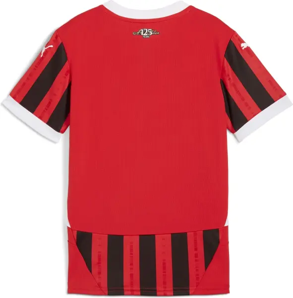 Футболка підліткова Puma AC MILAN 24/25 REPLICA (Мілан) домашня червоно-чорно-біла 774984-01
