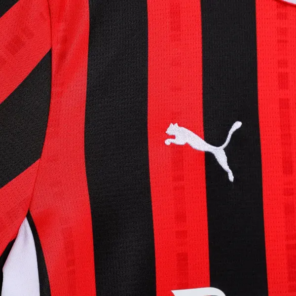 Футболка підліткова Puma AC MILAN 24/25 REPLICA (Мілан) домашня червоно-чорно-біла 774984-01