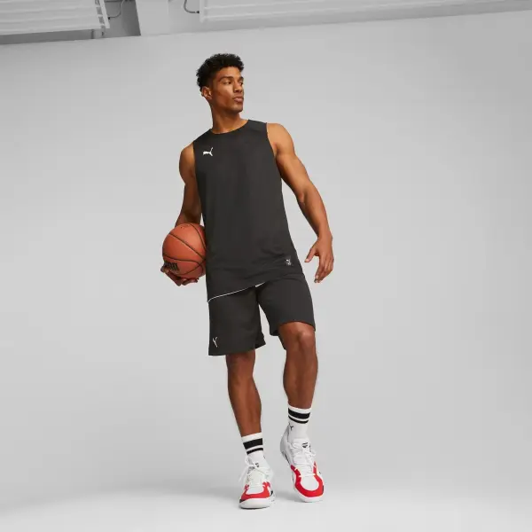 Шорти баскетбольні Puma HOOPS TEAM PRACTICE чорні 676641-01