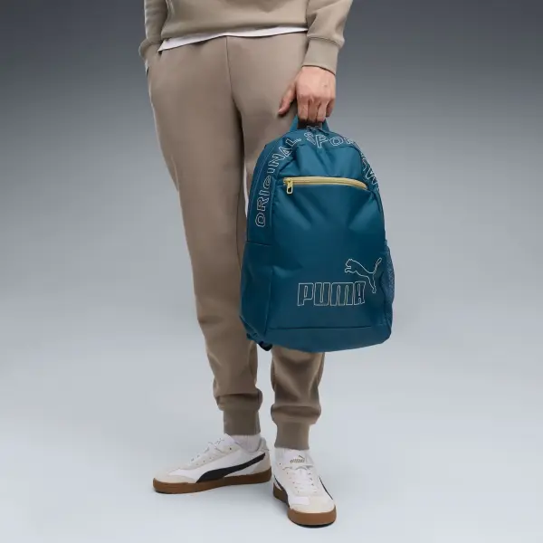 Рюкзак Puma PHASE BACKPACK II 22L темно-бірюзово-золотий 091166-41