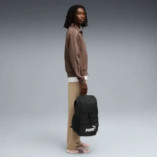 Рюкзак подростковый Puma PHASE HOODED BACKPACK YOUTH 20L черный 091736-01