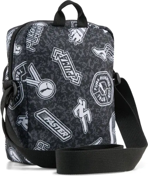 Сумка через плече Puma ACADEMY PORTABLE 1,5L темно-сіро-біла 091489-25