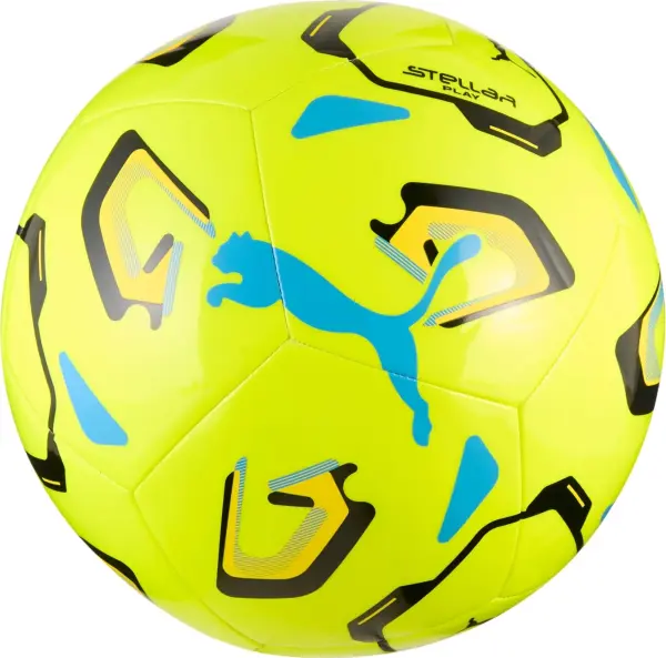 Футбольний м'яч Puma STELLAR PLAY UKRAINIAN PREMIER LEAGUE лимонно-жовто-блакитний 5 085359-02