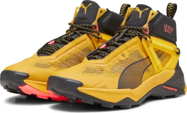 Черевики для хайкінгу Puma EXPLORE NITRO MID GORE-TEX жовто-темно-сіро-рожеві 377860-03