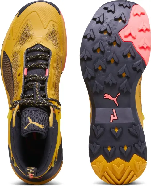 Черевики для хайкінгу Puma EXPLORE NITRO MID GORE-TEX жовто-темно-сіро-рожеві 377860-03