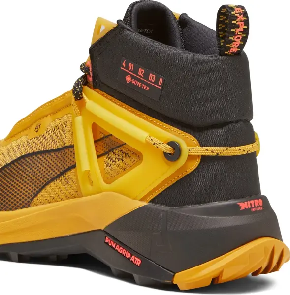 Черевики для хайкінгу Puma EXPLORE NITRO MID GORE-TEX жовто-темно-сіро-рожеві 377860-03