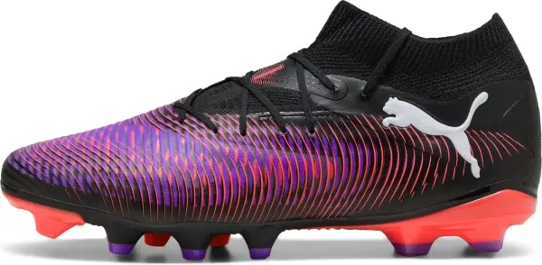 Бутси Puma FUTURE 8 PRO FG/AG фіолетово-коралово-чорні 108139-01
