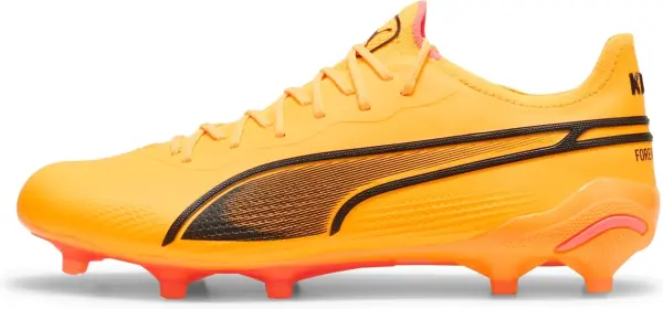 Бутси Puma KING ULTIMATE FG/AG оранжево-рожево-чорні 107563-08