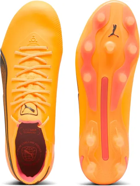 Бутси Puma KING ULTIMATE FG/AG оранжево-рожево-чорні 107563-08
