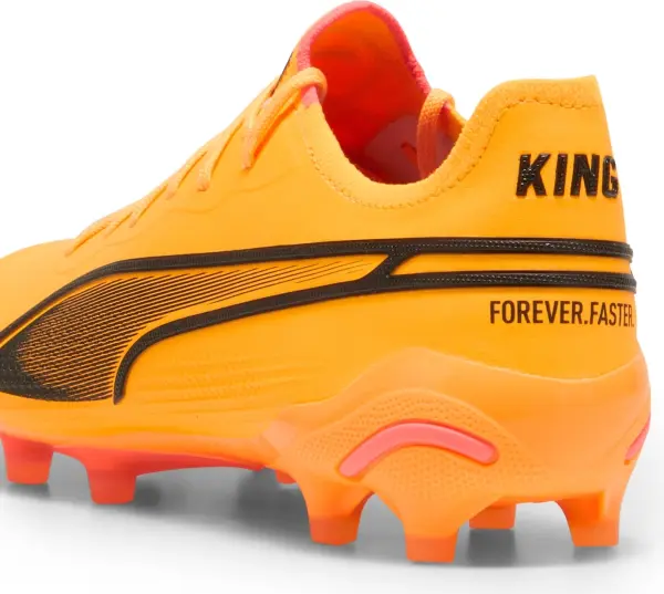 Бутси Puma KING ULTIMATE FG/AG оранжево-рожево-чорні 107563-08