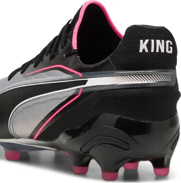 Бутси Puma KING ULTIMATE FG/AG срібно-чорно-рожеві 108303-03