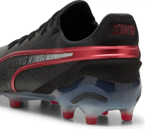 Бутсы Puma KING ULTIMATE LAUNCH EDITION FG/AG черно-красные 108067-01