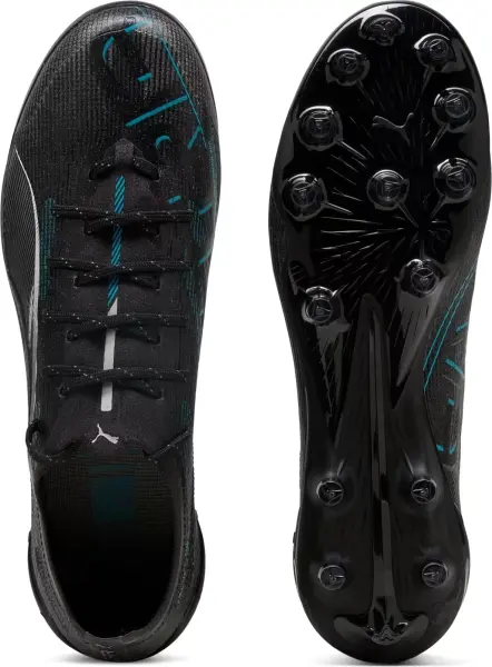 Бутси Puma ULTRA 5 ULTIMATE AG чорно-блакитні 108339-02