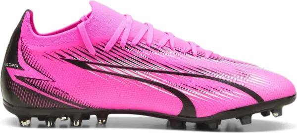 Бутси Puma ULTRA MATCH MG рожево-чорно-білі 107756-01
