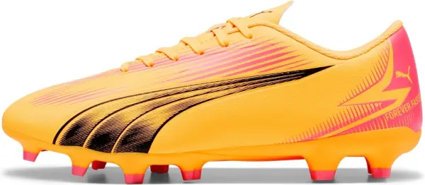 Бутси Puma ULTRA PLAY FG/AG оранжево-рожево-чорні 107763-03