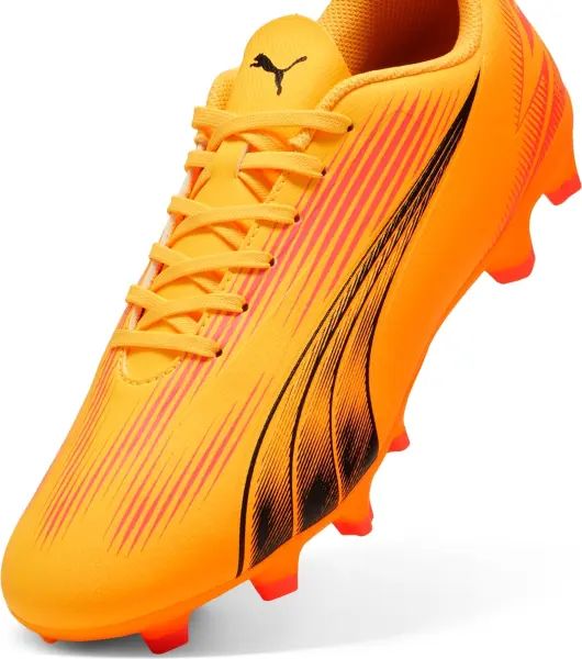 Бутси Puma ULTRA PLAY FG/AG оранжево-рожево-чорні 107763-03