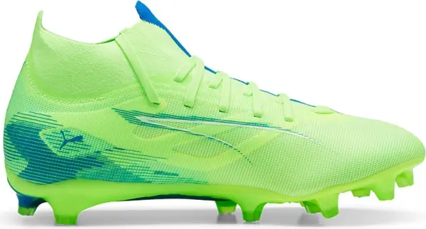 Бути жіночі Puma ULTRA 5 MATCH+ FG/AG салатово-сині 107692-03