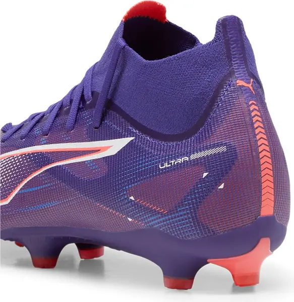 Бути жіночі Puma ULTRA 5 MATCH+ FG/AG фіолетово-коралові 107692-01