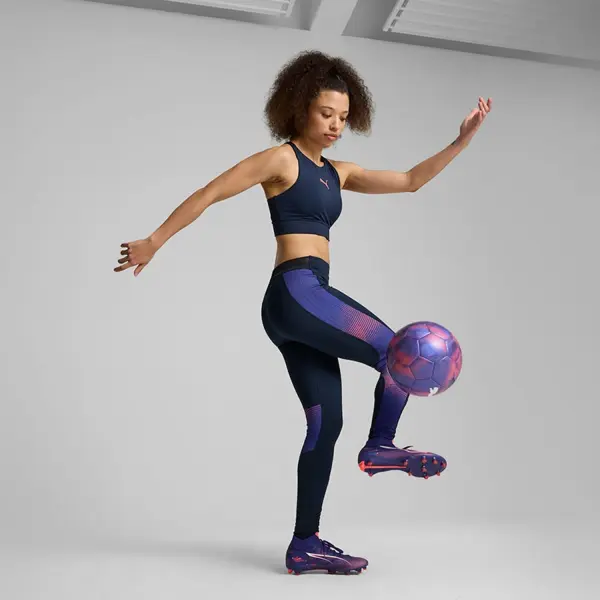 Бути жіночі Puma ULTRA 5 MATCH+ FG/AG фіолетово-коралові 107692-01