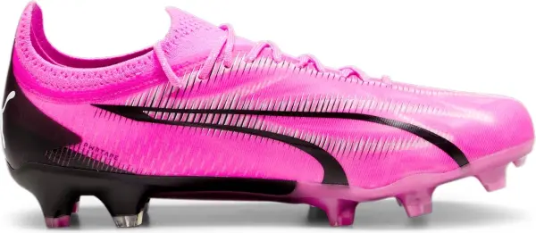 Бутси жіночі Puma ULTRA ULTIMATE FG/AG рожево-чорно-білі 107767-01