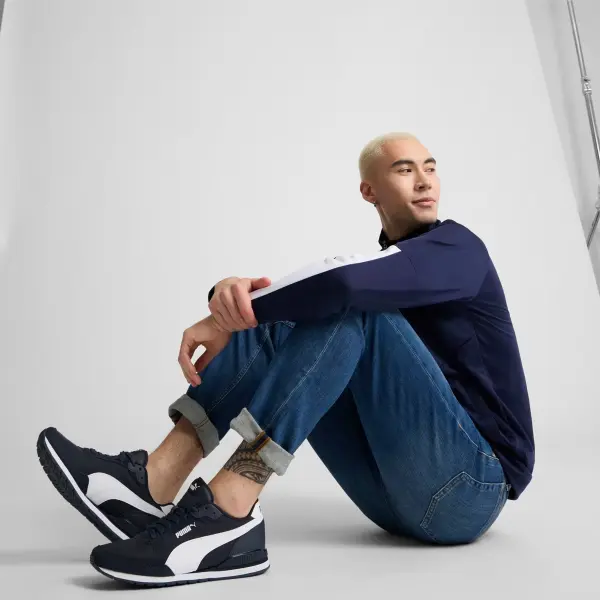 Кросівки Puma ST RUNNER V3 NYLON темно-синьо-білі 384857-02