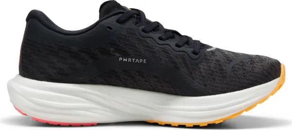 Кросівки бігові Puma DEVIATE NITRO 2 чорно-оранжево-червоні 309697-01