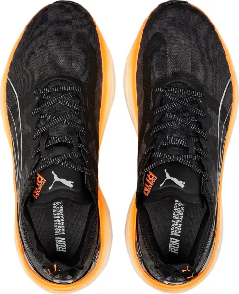 Кроссовки беговые Puma FOREVERRUN NITRO черно-оранжевые 377757-05