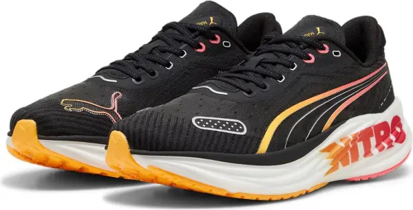 Кросівки бігові Puma MAGNIFY NITRO TECH 2 FOREVER FASTER чорно-оранжево-червоні 309699-01