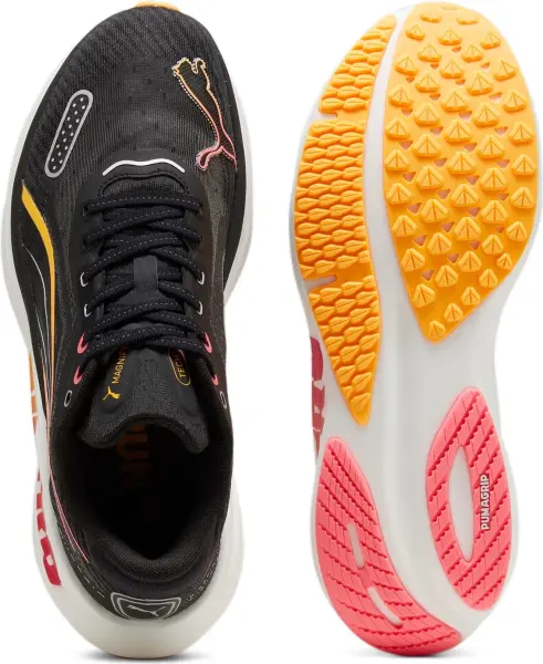 Кросівки бігові Puma MAGNIFY NITRO TECH 2 FOREVER FASTER чорно-оранжево-червоні 309699-01