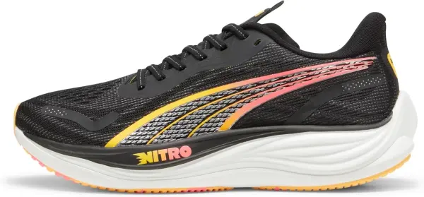 Кроссовки беговые Puma VELOCITY NITRO 3 черно-оранжево-красные 309701-01