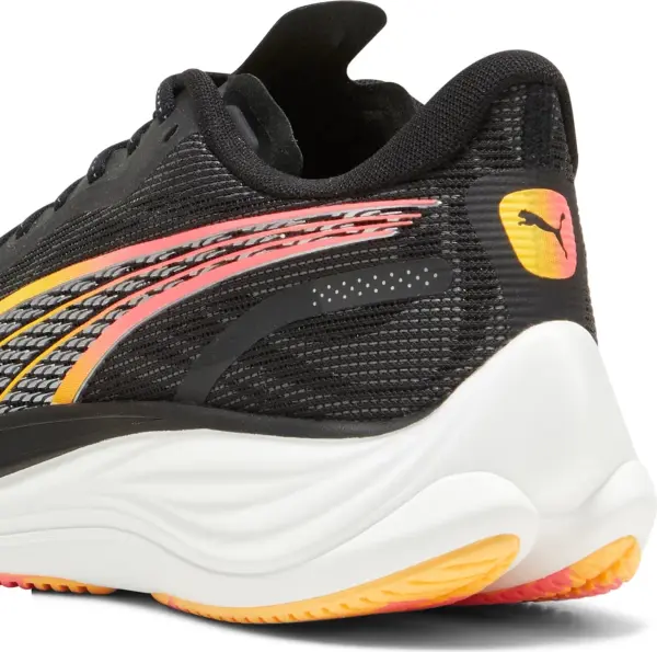 Кроссовки беговые Puma VELOCITY NITRO 3 черно-оранжево-красные 309701-01