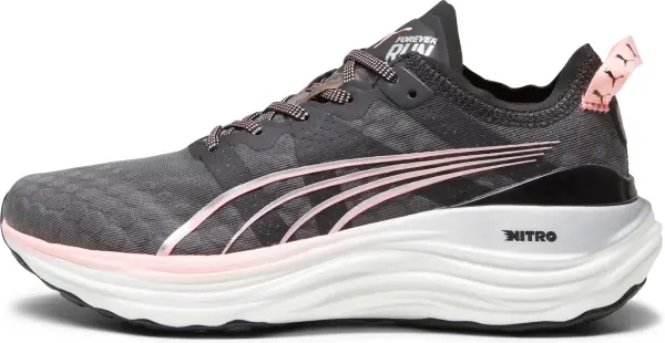 Кросівки бігові жіночі Puma FOREVERRUN NITRO темно-сіро-світло-рожеві 377758-08