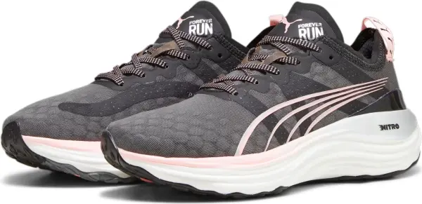Кросівки бігові жіночі Puma FOREVERRUN NITRO темно-сіро-світло-рожеві 377758-08