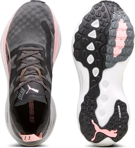 Кросівки бігові жіночі Puma FOREVERRUN NITRO темно-сіро-світло-рожеві 377758-08