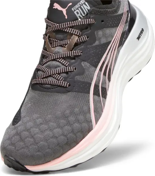 Кросівки бігові жіночі Puma FOREVERRUN NITRO темно-сіро-світло-рожеві 377758-08