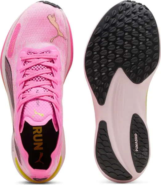 Кроссовки беговые женские Puma LIBERATE NITRO 2 розово-салатовые 377316-12