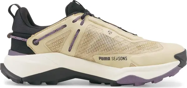 Кроссовки для хайкинга женские Puma EXPLORE NITRO GORE-TEX бежево-черно-фиолетовые 378024-02